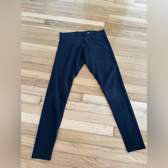 VS Tee Shop Black Cotton Spandex Leggings - Picture 1 of 5